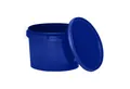 BENBOW Aufbewahrungssystem Eimer mit Deckel 30 20 10 1 0,5 L Blau Lebensmittelecht Eimer, Polypropylen - Lebensmittelecht, Geschmacksneutral, Auslaufsicher, (1-tlg., PZH-, BRC- und DIN-ISO-zertifiziert), für Lebensmittel, Farben, Chemikalien