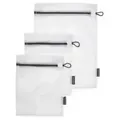 Brabantia Wäsche Schutzbeutel, mit Reißverschluss, weiß 149221 , 1 Packung = 3 Stück (2 x 33 x 25 cm, 1 x 45 x 33 cm)