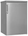 exquisit Kühlschrank KS16-V-H-040E inoxlook, 85,5 cm hoch, 55 cm breit, Perfekte Kühlung für Zuhause: 127 L, sparsam & praktisch