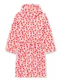 Playshoes Unisex Kinder Fleece-Bademantel Morgenmantel, Erdbeeren, 146/152