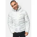 Indicode Steppjacke Herren INLivia Herrenjacke Daunen-Optik Steppjacke weiß XXL (46)