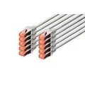 DIGITUS RJ45-Stecker/RJ-45 Stecker Netzwerkkabel DK-1644-010-10 1,0 m grau, 10 St.