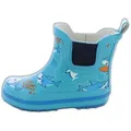 Beck Kleinkinder Gummistiefel Little Sharks Gummistiefel (wasserdichte Kurzstiefel aus weichem Naturkautschuk) mit seitlichen Gummi-Einsätzen für leichtes An- und Ausziehen blau 28 EU