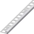 alfer Quadrat-Profil 1 m, 10 x 20 mm Edelstahl gebürstet