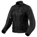 REV'IT! Revit Eclipse 2 Damen Motorrad Textiljacke, schwarz, 42