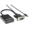 Hamlet XVAVGA-HDMA Videokabel und Adapter VGA (D-Sub) HDMI Typ A (Standard) Schwarz (HDMI) (XVAVGA-HDMA)