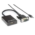 Cavo Video Vga A Hdmi F Jack 3.5Mm NEU