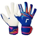 Reusch Torwarthandschuhe Attrakt Gold X NC mit atmungsaktiven Mesh-Einsätzen blau|orange 9,5