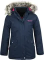 Trollkids Girls Oslo Coat XT navy/magenta - Größe 152 Kinder