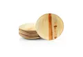 wisefood Einwegteller Palmblatt Teller - rund 15cm, (50 St)
