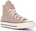 CONVERSE A06520C Chuck 70 Vintage Unisex Hohe Turnschuhe Stein UK 6 - 12