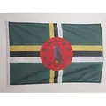 AZ FLAG Bootflagge Dominica - 45x30 cm - Commonwealth Dominica Bootsfahne 30 x 45 Cm Marine Flaggen - Flaggen