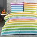 Buymax Bettwäsche 200x220 cm – Bettwäsche Set 3-teilig 200 x 220 cm, Renforcé 100% Baumwolle, Bettbezug mit 2 Kissenbezügen 80x80 cm, Oeko-TEX, Reißverschluss, weich und atmungsaktiv