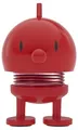 Hoptimist Bumble Wobbly Figure Decoration – Scandinavian Desk and Office Gadget – Fun Collectible Gift for Men and Women – Danish Design – ABS Plastic – 5.8 x 3.5 cm – X-Small – Red