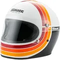 Blauer 80's 06 Helm, weiss, Größe M für Männer