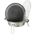Grill Set Grillaufsatz Grillplatte und mehr 4-teilig für Raketenofen BBQ-Toro