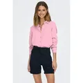JDY Hemdbluse JDYTHEIS LIFE L/S LOOSE SHIRT WVN NOOS Baumwolle, regular fit rosa M (38)