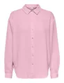 JDY Damen Musselin-Bluse JDYTheis Langarm Loose Shirt 15271018 Fairy Tale M