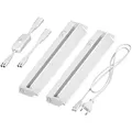 ledscom.de LED Unterbau-Leuchte LIWO 35cm, schwenkbar, mit Schalter, 9,63W, je 538lm, weiß, 2er Set