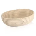 ORION Gärkörbchen Brotteig Gärkorb Brotform aus Rattan für ovales Brot 28x22 cm