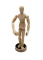 Paintersisters Gliederpuppe 20cm | Magnetisch | FSC Samak-Holz, fein poliert | inkl. Magnetball & Sockel | Zeichenpuppe Mannequin für Künstler & Dekoration