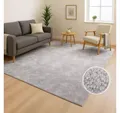 Carpet City Teppich CALMA 200, rechteckig, Höhe: 14 mm, Kurzflor, Waschbar, Anti-Rutsch, ideal für Wohnzimmer, Schlafzimmer