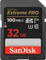SANDISK Speicherkarte "Extreme PRO 32GB", grau (grau, schwarz), 32 GB