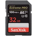 Sandisk SanDisk Extreme PRO SDHC-Karte 32 GB Class 10 UHS-I stoßsicher, Wasse Micro SD-Karte