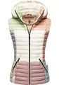 Navahoo Steppweste Shadaa Multikulti Ärmellose Damen Weste im Colourblocking-Stil und Kapuze