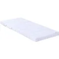 vidaXL Schaumstoffmatratze Weiß 80 x 200 cm Stoff 42015998