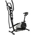 Christopeit Hybrid Crosstrainer 2 in 1 CT 6 - Kombination aus Heim- und Crosstrainer, Magnet-Brems-System, 15-stufige manuelle Rasterschaltung
