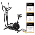 Christopeit Crosstrainer CT 6 – 2-in-1 Cross- & Heimtrainer, 7 kg Magnetbremse, 8 Widerstandsstufen, Handpulssensoren, Tablet-/Smartphone-Halterung, bis 110 kg