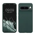 kwmobile Handyhülle für Google Pixel 8 Pro Hülle, für Pixel 8 Pro Case - Hülle Silikon - kabelloses Laden - Blaugrün