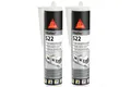 2x Sikaflex®-522 GRAU- 300ml Sika522 Sikaflex-522 grey gray 2er STAHLGRAU