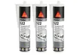 3x Sikaflex®-522 GRAU - 300ml Sika522 Sikaflex-522 grrey gray 3er STAHLGRAU