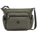 KIPLING Umhängetasche Eyes Wide Open grün 28 cm x 27 cm x 14 cm