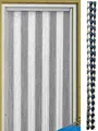 Türvorhang Korda 60 × 190 cm weiß/silber