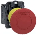SCHNEIDER Schalter Schneider Electric XB5AS8442 Not-Aus-Taster Frontring Metall, mit NOT- (XB5AS8442)