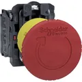 Schneider Electric XB5AS8442 Not-Aus-Taster Frontring Metall, mit
