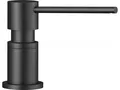 BLANCO LATO Spülmittelspender in schwarz matt | Passend zu allen BLANCO-Küchenarmaturen | Bequem von oben zu befüllen | Spüli | Seifenspender | 35 mm Lochbohrung | Flascheninhalt 300 ml | Ø 4,5 cm