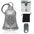 TENGWA Guardian Bell Biker Engel Bell Motorrad Glücksbringer Reitglocke Motorradglocke Motorrad Glocke Glücksbringer für Segne Den Frieden Zubehör & Geschenk für Biker