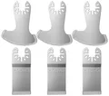 LEILUO Oszillierende Multitool Sägeblätter 6er Pack Diamant Multifunktionswerkzeug Klingen Set für Fugenentfernung Passend für DeWalt Milwaukee Makita Ryobi und mehr