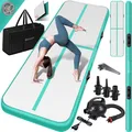 KESSER® Turnmatte Aufblasbar Airtrack 2m/3m/4m/5m/6m Fitness-Matte Gymnastikmatte | inkl. Tragetasche & elektr. Luftpumpe | Yogamatte, Tumbling Matten, Trainingsmatte, Turn- & Fitness