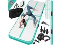 KESSER® Turnmatte Aufblasbar Airtrack 2m/3m/4m/5m/6m Fitness-Matte Gymnastikmatte inkl. Tragetasche & elektr. Luftpumpe Yogamatte, Tumbling Matten, Trainingsmatte, Turn- & Fitness