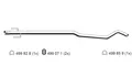 Abgasrohr ERNST 012546 für OPEL X01 CORSA ab Zwischenrohr CDTI F08 F68