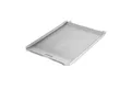 BURNHARD® Grillplatte Plancha Edelstahl JONES 29,2 x 18,9 x 1,5 cm