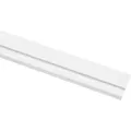 GARDINIA Vorhangschiene, 1-läufig, Fixmaß, Metall, Serie Aluminim-Vorhangschiene weiß 200 cm