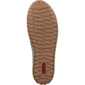 Rieker Damen Slipper Leder Mokassin Cutouts Lochmuster Stretch M2852, Größe:39 EU, Farbe:Grün - Grün - 39