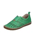 Rieker Damen Slipper M2852-52 grün Gr. 39