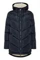 OXMO Naara Damen Steppmantel Wintermantel Winterjacke gefüttert mit hochabschließendem Kragen, Größe:L, Farbe:Total Eclipse (194010)